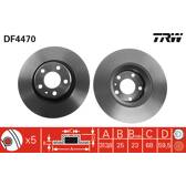 Bremssatz (2 Bremsscheiben) TRW - DF4470
