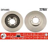 Bremssatz (2 Bremsscheiben) TRW - DF4485