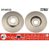 Bremsscheibe (pro Einheit) TRW - DF4853S