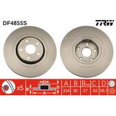 Bremsscheibe (pro Einheit) TRW - DF4855S
