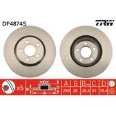 Bremsscheibe (pro Einheit) TRW - DF4874S