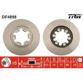 Bremssatz (2 Bremsscheiben) TRW - DF4898