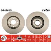 Bremsscheibe (pro Einheit) TRW - DF4962S