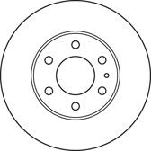 Bremsscheibe (pro Einheit) TRW - DF4987S