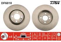 Bremssatz (2 Bremsscheiben)