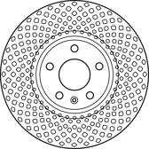 Bremsscheibe (pro Einheit) TRW - DF6015S