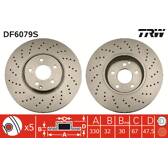 Bremsscheibe (pro Einheit) TRW - DF6079S