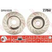 Bremsscheibe (pro Einheit) TRW - DF6153S