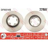 Bremsscheibe (pro Einheit) TRW - DF6514S