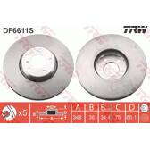 Bremsscheibe (pro Einheit) TRW - DF6611S