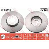 Bremsscheibe (pro Einheit) TRW - DF6611S