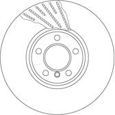 Bremsscheibe (pro Einheit) TRW - DF6612S