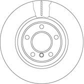 Bremsscheibe (pro Einheit) TRW - DF6616S