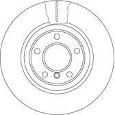 Bremsscheibe (pro Einheit) TRW - DF6616S