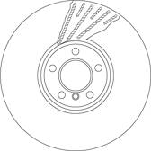 Bremsscheibe (pro Einheit) TRW - DF6622S