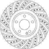 Bremsscheibe vorne TRW - DF6633S