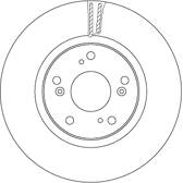 Bremssatz (2 Bremsscheiben) TRW - DF6689