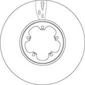 Bremsscheibe (pro Einheit) TRW - DF6752S
