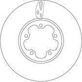 Bremsscheibe (pro Einheit) TRW - DF6781S