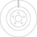 Bremssatz (2 Bremsscheiben) TRW - DF6871