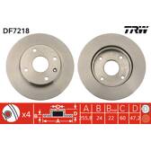 Bremssatz (2 Bremsscheiben) TRW - DF7218