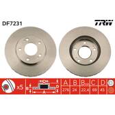 Bremssatz (2 Bremsscheiben) TRW - DF7231