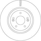 Bremssatz (2 Bremsscheiben) TRW - DF7592