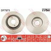 Bremssatz (2 Bremsscheiben) TRW - DF7973