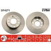 Bremssatz (2 Bremsscheiben) TRW - DF4271