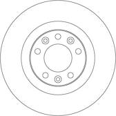Bremssatz (2 Bremsscheiben) TRW - DF6667
