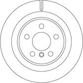 Bremssatz (2 Bremsscheiben) TRW - DF6755