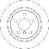 Bremssatz (2 Bremsscheiben) TRW - DF6756