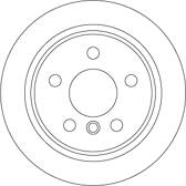 Bremssatz (2 Bremsscheiben) TRW - DF6795