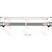 Bremsschlauch TRW - PHA368