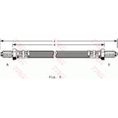 Bremsschlauch TRW - PHC134