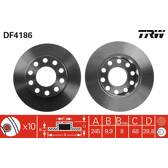 Sats om 2 bromsskivor TRW - DF4186
