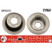 Sats om 2 bromsskivor TRW - DF4213