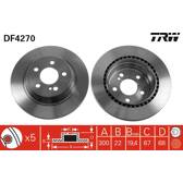 Sats om 2 bromsskivor TRW - DF4270