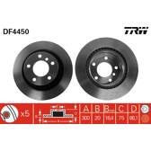 Sats om 2 bromsskivor TRW - DF4450