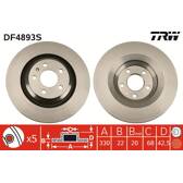 Bromsskiva (per enhet) TRW - DF4893S