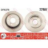 Sats om 2 bromsskivor TRW - DF6376