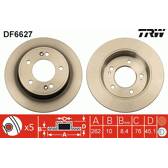 Sats om 2 bromsskivor TRW - DF6627