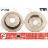 Sats om 2 bromsskivor TRW - DF7928