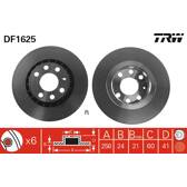 Sats om 2 bromsskivor TRW - DF1625