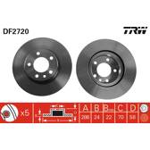 Sats om 2 bromsskivor TRW - DF2720