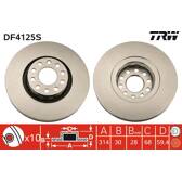 Bromsskiva (per enhet) TRW - DF4125S