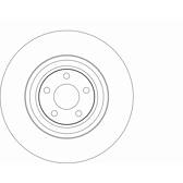 Bromsskiva (per enhet) TRW - DF4268S