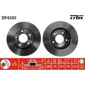 Sats om 2 bromsskivor TRW - DF4283