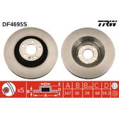 Bromsskiva (per enhet) TRW - DF4695S