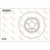 Sats om 2 bromsskivor TRW - DF8050